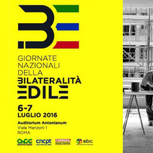 Due giornate dedicate alla Bilateralità Edile