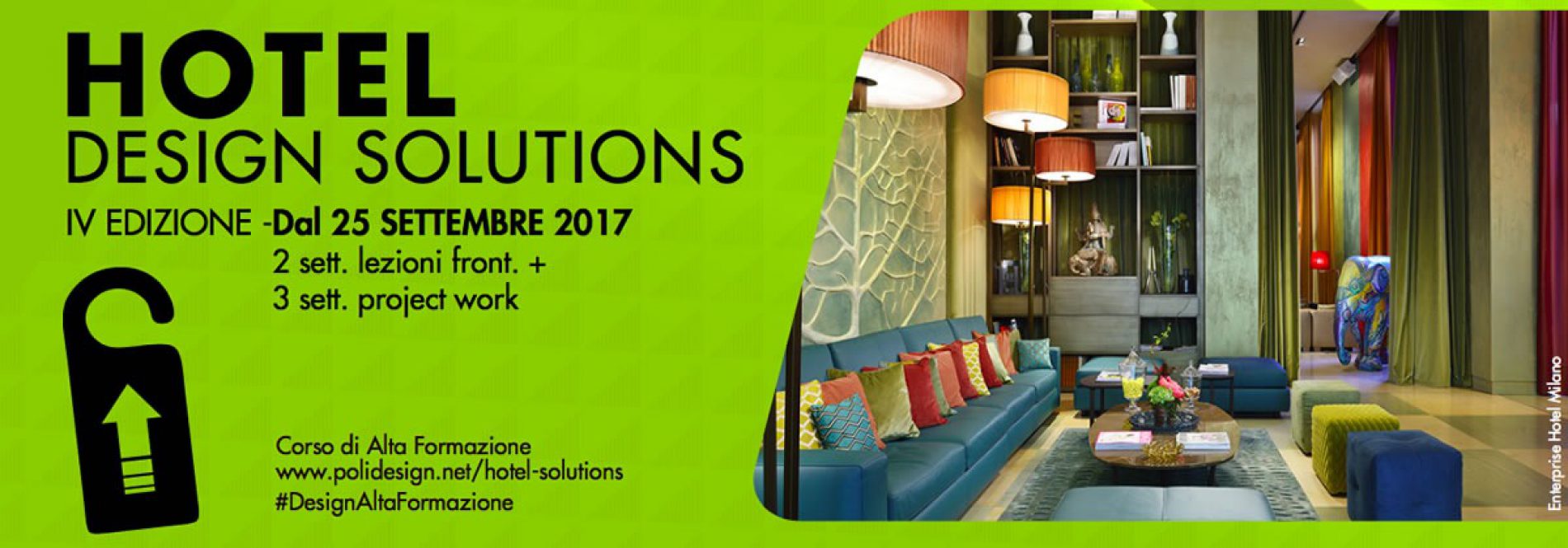 Parte a settembre il corso di Alta Formazione Hotel Design Solution