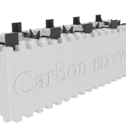 Sistema costruttivo Thermo Muro Carbon ED SYSTEM®  ad alta efficienza energetica e antisismico