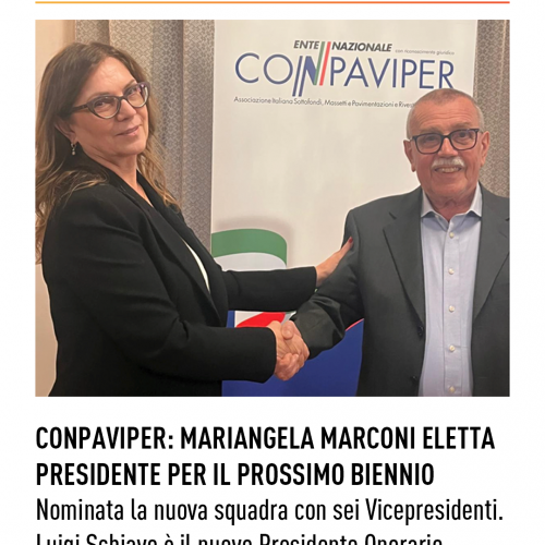 Conpaviper ha eletto Mariangela Marconi nuovo Presidente